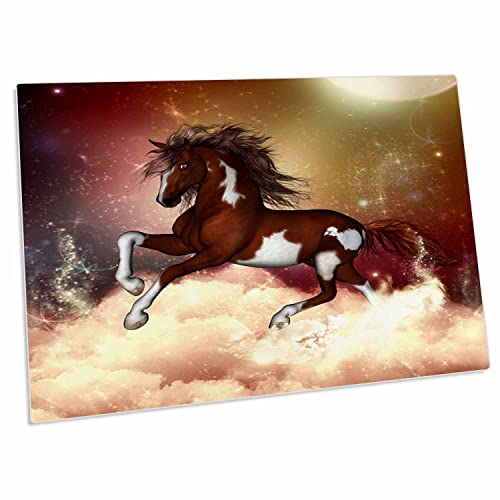Hermoso pad de escritorio 3dRose caballo salvaje
