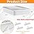 YUNVI RV Skylight Insulator 14x22x2.8,RV Vent Cover and Skylight Shade,Waterproof RV Vent Insulator Sunroof Pillow for Inside Camper Shower