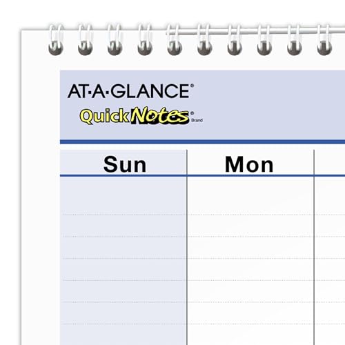 Image of AT-A-GLANCE 2026 Wall Calendar, 12 inch x 17 inch, Medium, QuickNotes (PM522826)