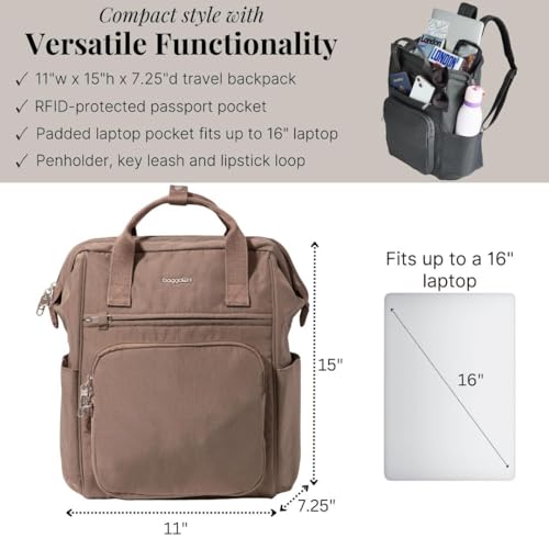 Baggallini Securtex Anti-Theft Windsor Backpack