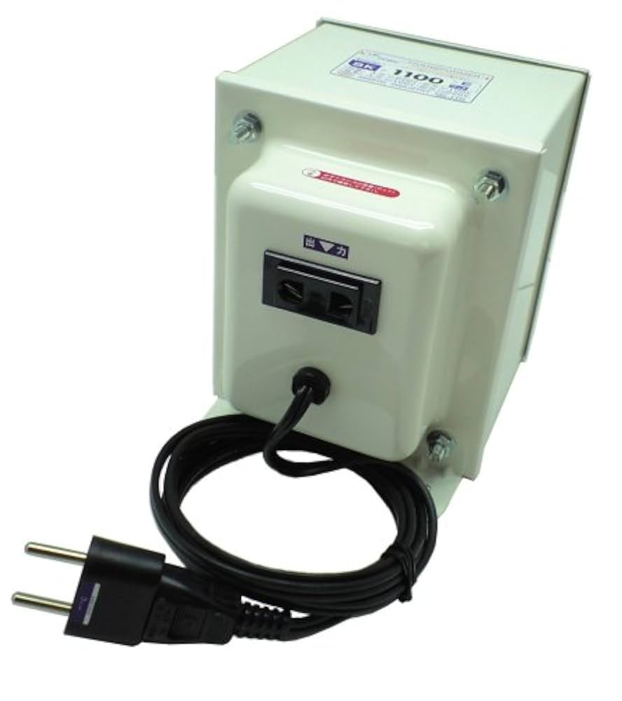 日章工業　変圧器　SK1100-E Amazon.co.jp｜日章工業 変圧器 海外 国内 両用タイプ AC220V