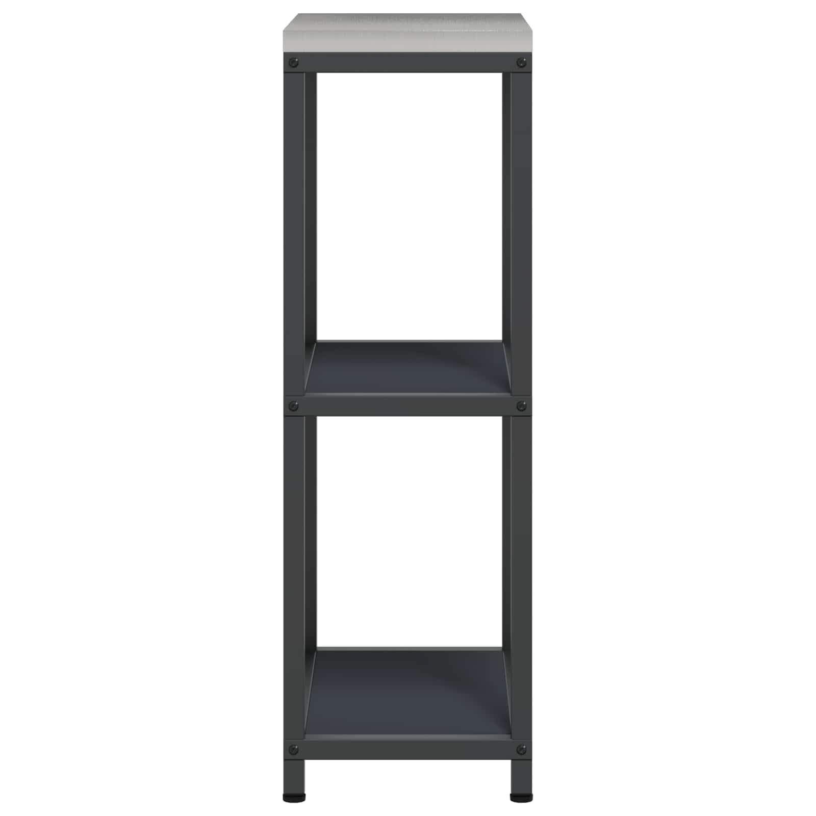Küchenregal Standregal, 30 x 50 x 92 cm, Küchenaufbewahrung aus Stahl in Anthrazit, stabiles Metallregal für Küchenutensilien, platzsparendes Design für Moderne Küchenorganisation