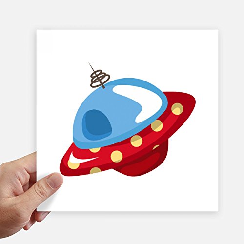 Sticker alien multicolore grand format 20cm pour décoration - 2
