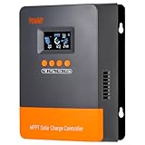 PowMr MPPT 60A ソーラー充電コントローラー 12V/24V/36V/48V オート、最大12個のソーラーコントローラーを並列でサポート、充電電流は2~60Aの範囲で設定可能【パラレルバージョン】