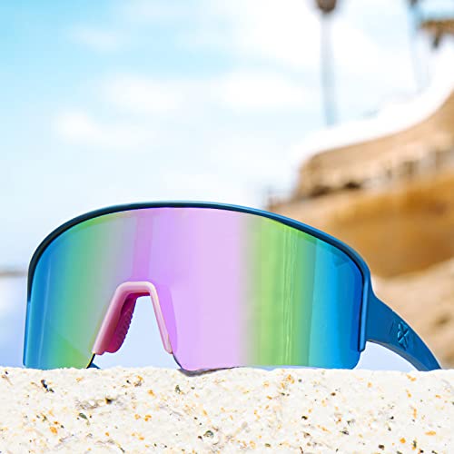 Image of MAXJULI Polarized Sunglasses for Men Women, Windproof Outdoor Sports Cycling Running UV400 Protection Sun Glasses 8121
