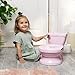 Summer by Ingenuity My Size Potty Pro in Pink, Infant Potty Training Toilet, Lifelike Flushing Sound, for Ages 18 Months, Up to 50 Pounds