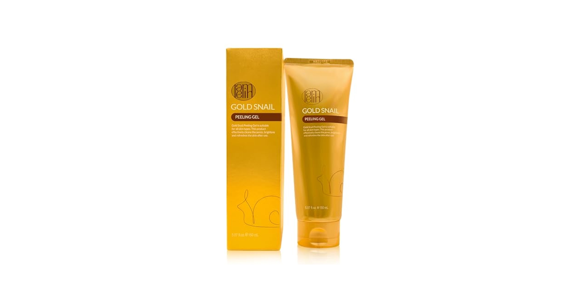 Amazon.com: Lamelin Gold Snail Peeling Gel, 24K Gold Face
