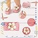 WillingTee Baby Girl Headband and Socks, Non-Slip Floral Socks and Soft Floral Nylon Hairbands for Babies Infants and Toddlers 0-12 Months