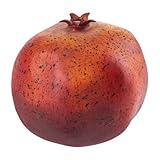 WEKADRIN リアルな質感の加重ザクロモデル フォーム製フェイクフルーツ ざくろ色の美的部屋飾りと写真小道具用