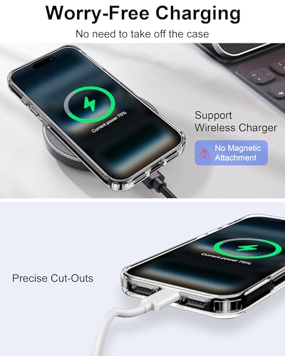 Image of HOOMIL Case for iPhone 17 Pro Max, Crystal Clear