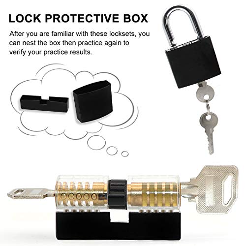 Professional Practice Tool Lockset, Set with 3 Locks 17 pcs Tools - Thumbnail 5