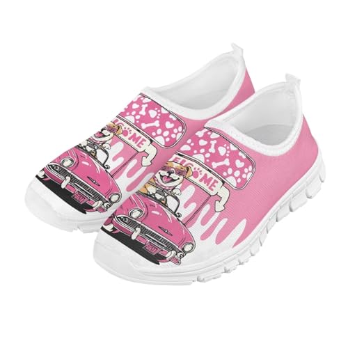 Boys Girls Soft Slip On Loafers Lightweight Casual Walking Shoes Non Slip Athletic Sneaker for Little Big Kids White Sole Size 11-15