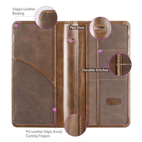Image of CoBak Car Registration and Insurance Holder | Vehicle Glove Box Organizer, Auto Truck Compartment Document Case with Magnetic Closure for Insurance & Driver License