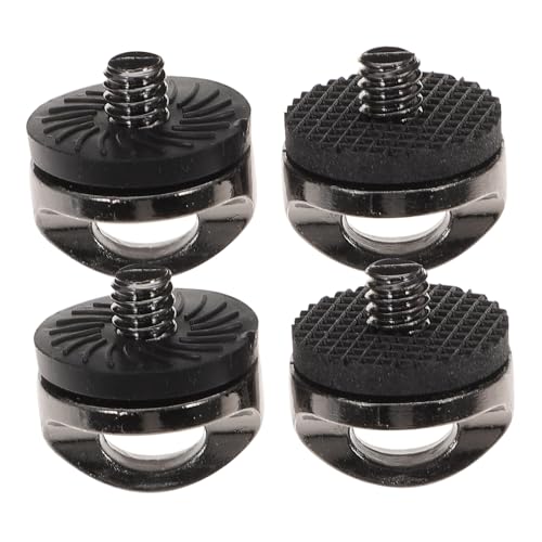 HONMEET 4 pezzi Viti di Montaggio Tracolla per Fotocamera con Rondella Protettiva Viti per Cinghia Spalla e Collegamento e Rapido per Fotocamere DSLR e Accessori