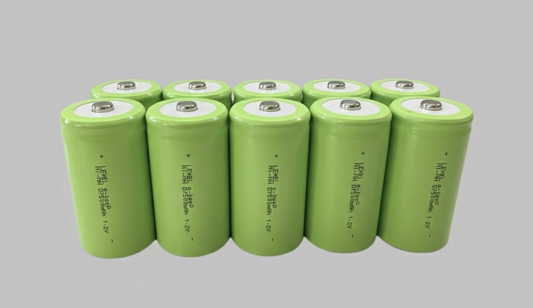 Amazon | LEXEL 充電式ニッケル水素電池 1.2V 単1形 10本セット 最小