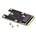 Deal4GO NGFF M.2 (Key-A+E/Key-E) to Mini PCI-E Express Adapter Converter Full Size/Half Size mPCIe Slot for Intel AX210 AX200 9260 8265 8260 7260 3165 WiFi Card