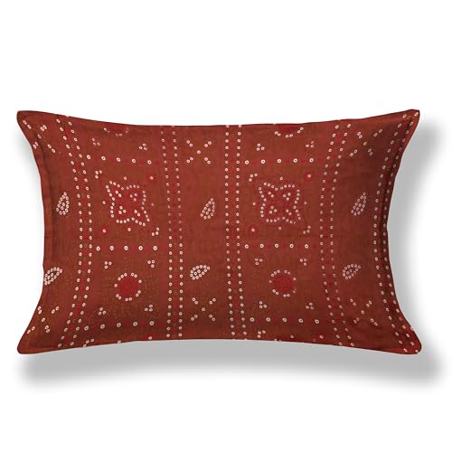Image of 100% Cotton Single Bedsheet with 1 Pillow Cover | 240 TC Pure Cotton Flat Bed Sheet | Traditional Jaipuri Printed Bedding Set | Soft & Breathable | 60 x 90 Inch (Rangmahal Single 71)