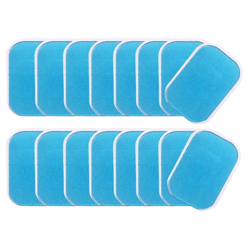 16 unidades de almohadillas de gel para electroestimulador, almohadillas de alta conductividad para entrenamiento de glúteos y músculos miniatura 7