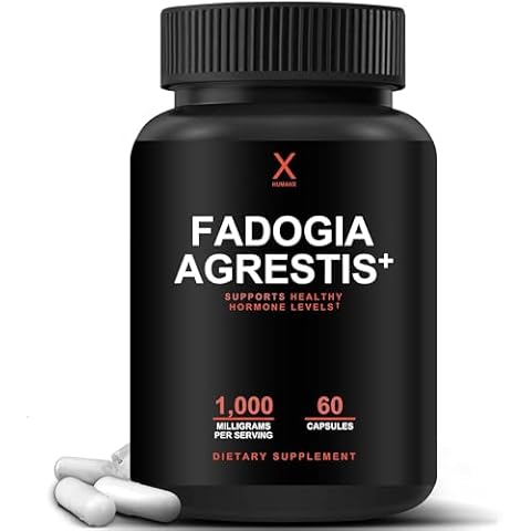 HUMANX Fadogia Agrestis, Tongkat Ali & Beta Ecdysterone 1000mg - USA Third Party Tested Supplement - Powerful Extracts to Support Athletic Performance & Muscle Mass - Veggie Capsules Supplements Cover
