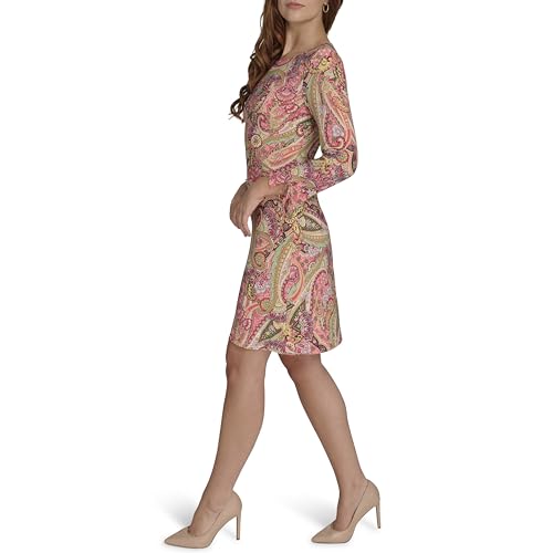 Tommy Hilfiger Women's Long Sleeve Round Neck Shift Dress3