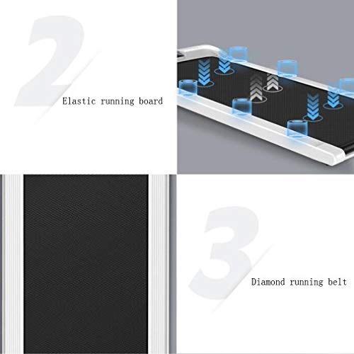 Image of Running Machine Electric Treadmill Office Home Fitness Walking Machine Gym Dedicated Simple Folding with Remote Control Ultra Thin and Silent