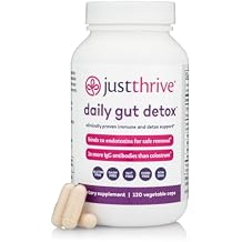 Daily Gut Detox - Ultra-Concentrated Detox & Immune Support Supplement with IgG Antibodies - Promotes Gut Health, Detoxification & Balanced Immune Response - 120 Dairy-Free, Non-GMO Capsules