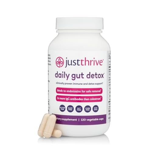 Just Thrive - Ultimate IgG - Complete Immune Support Supplement - Detox Formula, 120 Vegetable Capsules