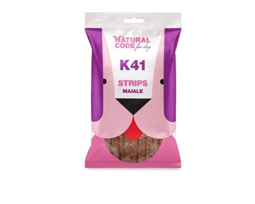 Natural Code Per Cane Cani Dog Snack Strips Maiale. 3 BUSTE DA 180g CADAUNO