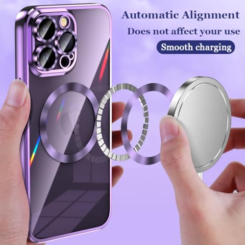 Protection objectif iPhone 12 Pro Max intégrée sur cette coque or magnétique antichoc