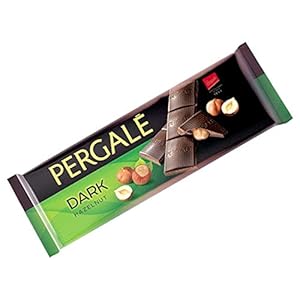 PERGALE donkere chocolade met hazelnoten, 250 g – Pack van 1