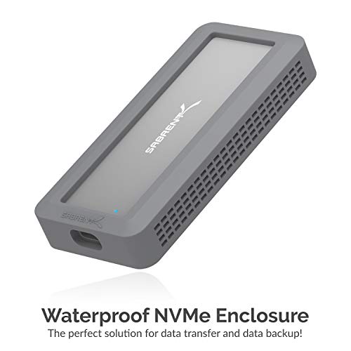 Sabrent caja externa resistente USB 3.2 IP67 para SSD M.2 NVMe miniatura 2