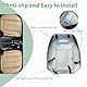 HOMOSTARRY 2-Pack Leder Front Autositzbezug nur unten, Anti-Rutsch gepolstertes Sitzkissen, Full Wrap Sitzschutz mit Aufbewahrungsfunktion Universal Fit für die meisten Autos, SUV, Pick-up Trucks