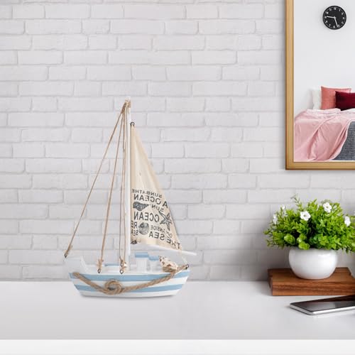 Barco de madera LED con luz ambiental suave para decorar y relajar el dormitorio 7