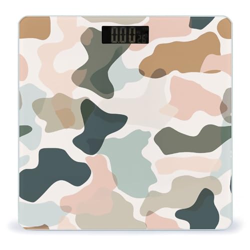Báscula Digital Camuflaje Suave en Vidrio Templado miniatura 1