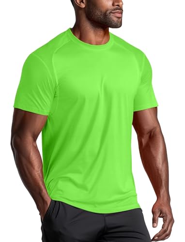 Zengjo Workout Shirts for Men Quick Dry, Moisture Wicking Athletic T-Shirts for Gym Running Sports Exercise2