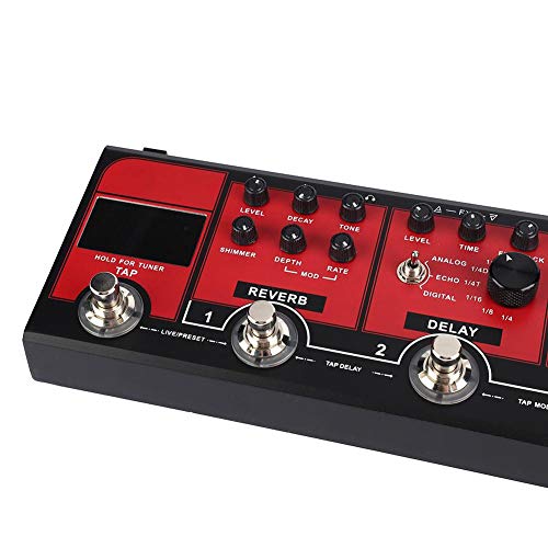 Fafeims Accordeur de pédale de Guitare Durable et Pratique et Exquis MOOER Red Truck Six Effets pour pédales de Guitare… - Les Beatles, Paul McCartney, John Lennon, RIngo Starr, George Harrison Fafeims Accordeur de pédale de Guitare Durable et Pratique et Exquis MOOER Red Truck Six Effets pour pédales de Guitare… – Image 8