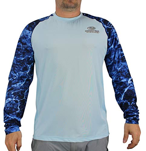 EAG Elite Mossy Oak Elements Long Sleeve Performance Fishing Shirt3