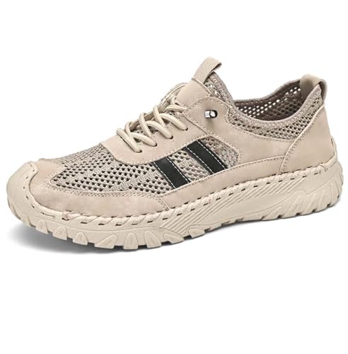 Zenfaze Orthopedic Shoes for Men,Zenfaze Slip On Orthopedic Hiking Shoes,Arch Support,Breathable Mesh Elastic Laces