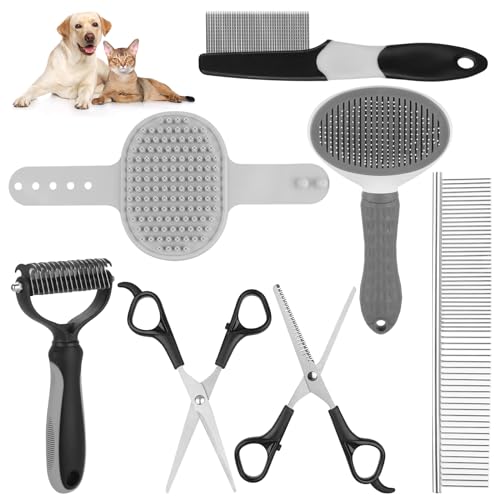 Pet Grooming Kit – Shedding Slicker Brush & Bath Massage
