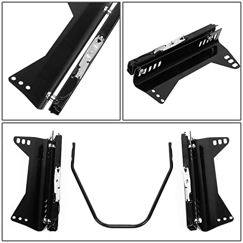 J2 Engineering J2-Rs-005-Pp Purple Stitching Reclinable Back Rest Racing Bucket Seats 4-Point 5-Point 6-Point Harnesses 34" H X 23" W X 23" D Universal Fit #TOP5