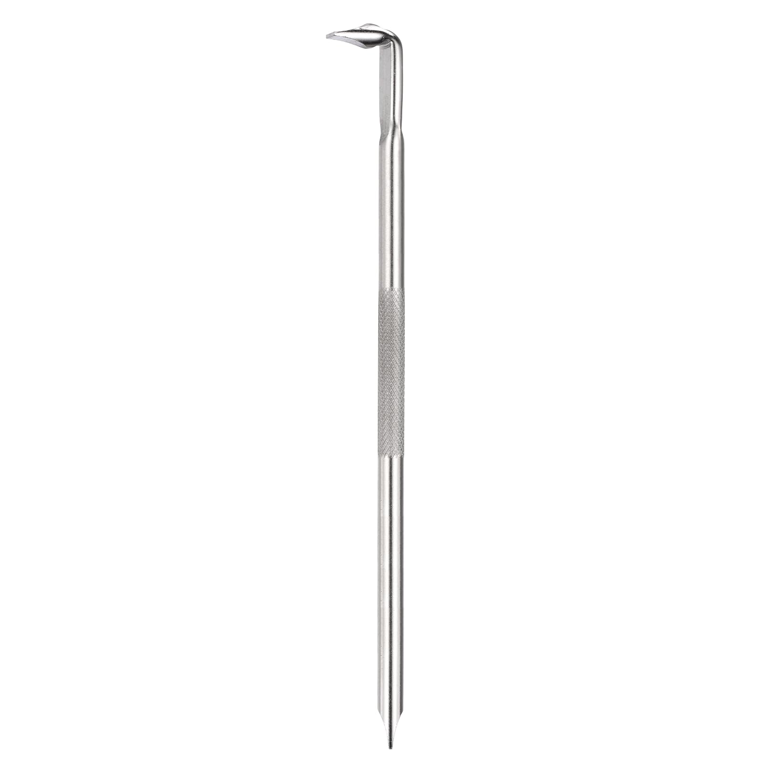 sourcing map Offset Screwdriver SL6/SL6 Right Angle 90 Degree Screw Driver Double Ended L-Type 180mm Length Hand Tool for Repair, Silver