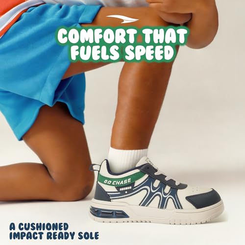 Image of ASIAN Ranger-01 Kids Sneakers | Lightweight Lace-Up Casual Sneakers with Cushioned Sole for Boys & Girls