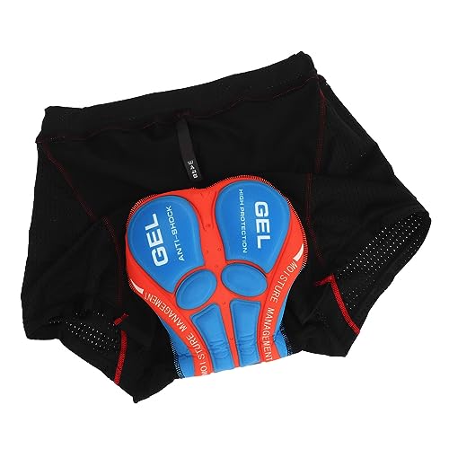 Calções de Bicicleta, Roupa Interior de Bicicleta Respirável para Ciclismo (XL)