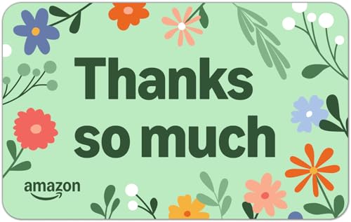 Amazon eGift Card - Thanks so much | Teacher Appreciation - (Digital Delivery)