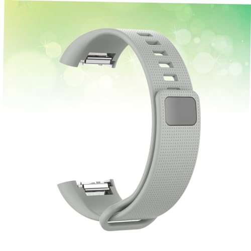 Gadpiparty Unisex Silicone Watch Strap Breathable Textured Replacement Band for Grey and Skin-friendly Design3