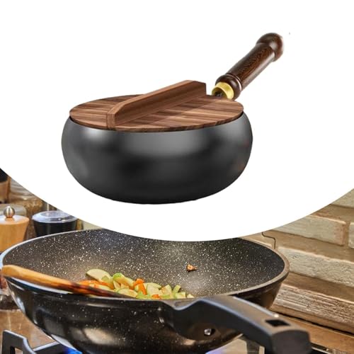 Wok antiadherente HouseVibe 30 cm fondo plano miniatura 6