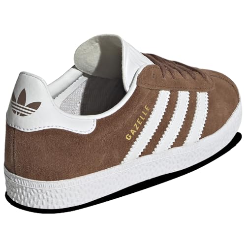 Adidas Originals Gazelle C - Boys' Preschool (IF9807, Brown/White/Gold)3