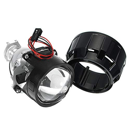 2.5 Inch Car Motor Bi-Xenon Hid Projektor Kąt Eye Halo Obiektyw Reflektor H1 H4 H7 - Rhd