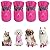CALHNNA Paw Protector for Dogs and Cats -Dog Boots -Dog Shoes with Adjustable Straps?Anti-Slip and Prevent Dog Paw Burns, Suitable for Small Medium Dogs
