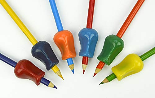 The Pencil Grip Original, Universal Ergonomic Writing Aid for Righties and Lefties, 6 Count Assorted Colors (TPG-11106)